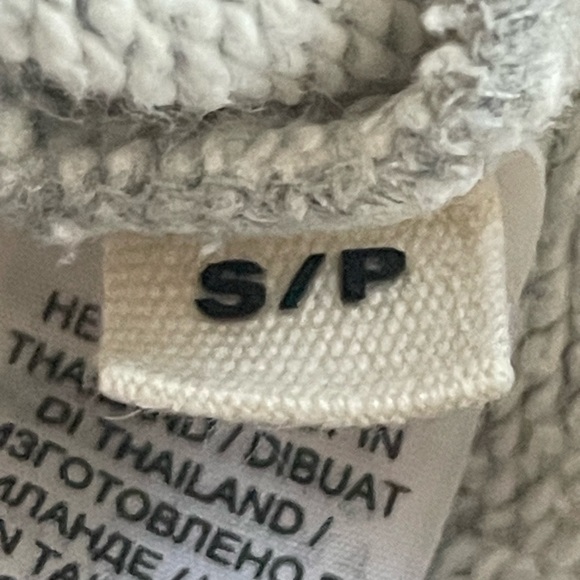 Tory Burch sweatshirt hoodie French Terry sz small gray style 73802 - Picture 9 of 9